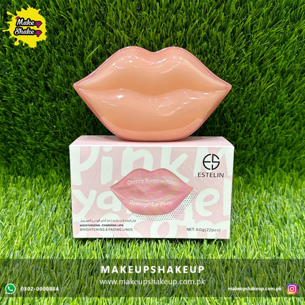 ESTELIN Cherry Blossom Pink Hydrating Lip Patch Sleeping Lip Mask - 22 Pcs
