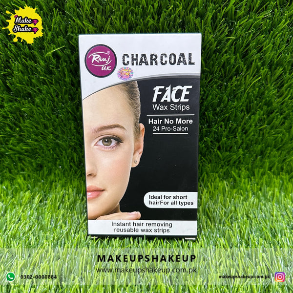 Rivaj Charcoal Face wax Strips