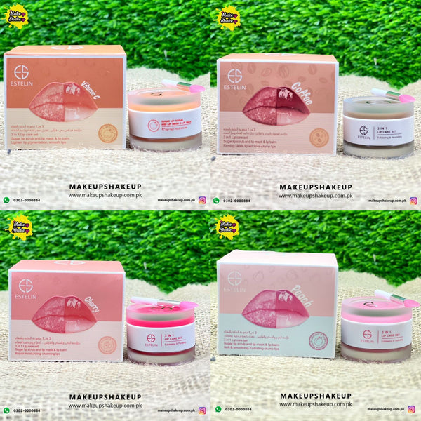 Estelin 2 in 1 Lipcare ( Lip Scrub and Lip Balm )