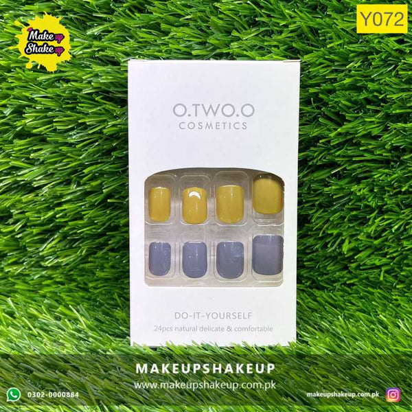 O.TWO.O Nails ( With Press on Glue ) 24 tips - Y072