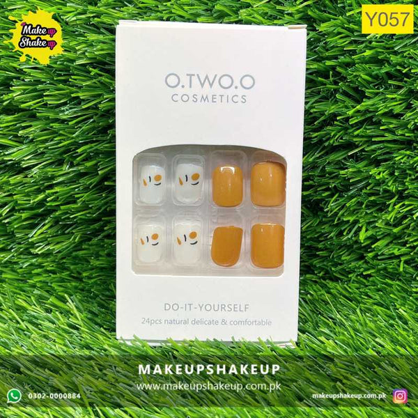 O.TWO.O Nails ( With Press on Glue ) 24 tips - Y057