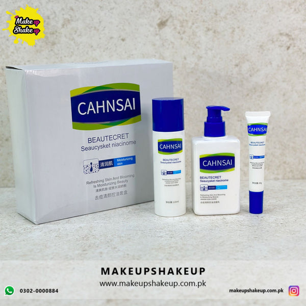 Cahnsai Skincare Kit ( Toner, Moisturizer &amp; Eyecream )