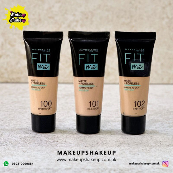 Maybelline Fit Me Foundation (Original Factory Leftover Stock)