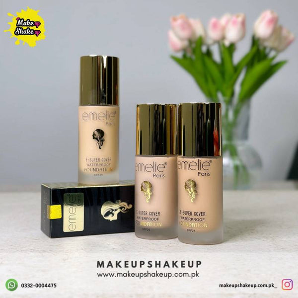 Emelie E Super Cover Waterpoof Foundation SPF25