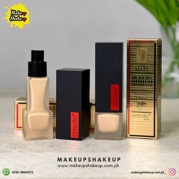 Emelie Long Wear Matte Foundation SPF50+