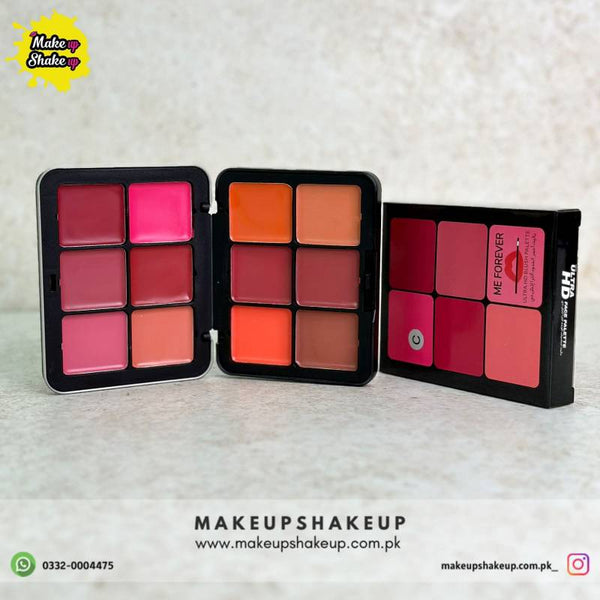 Me Forever Cream Lip &amp; Blush Palette 12 Colors ( SET C )