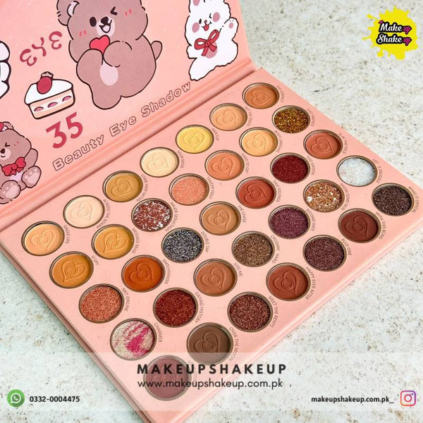 Colorfull Rainbow 35 Color Bear Eyeshade Palette