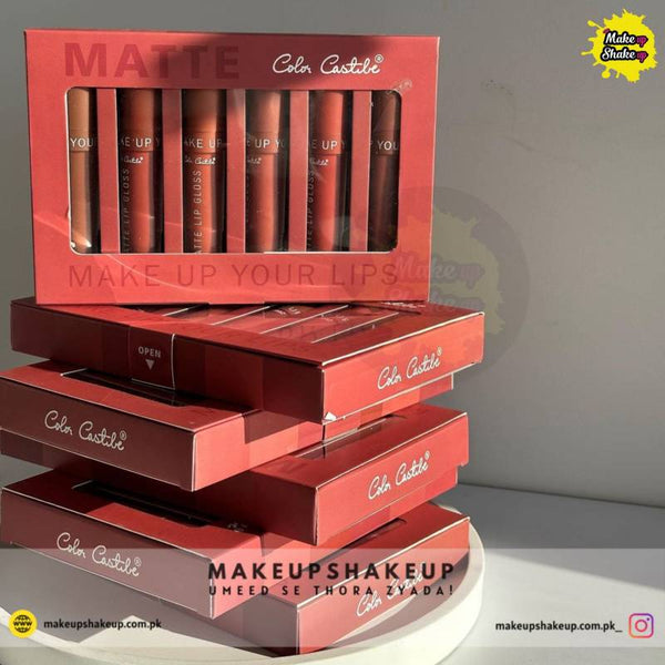Color Castle Make Your Lips Liquid Matte Set 6 Colors