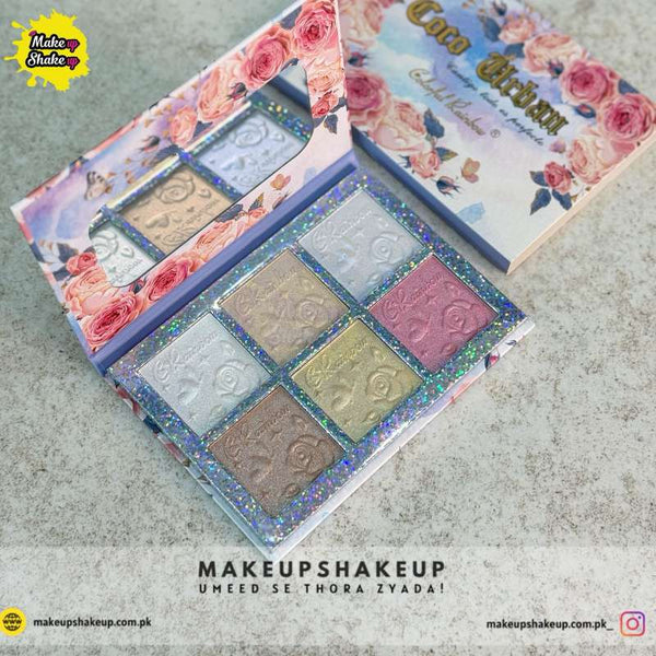Colorful rainbow Coco Urban Highlighter 6 Colors