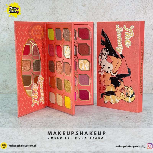 Kevin & Coco The Beauty  Book Eyeshade Palette ( 30 Colors ) - Orange