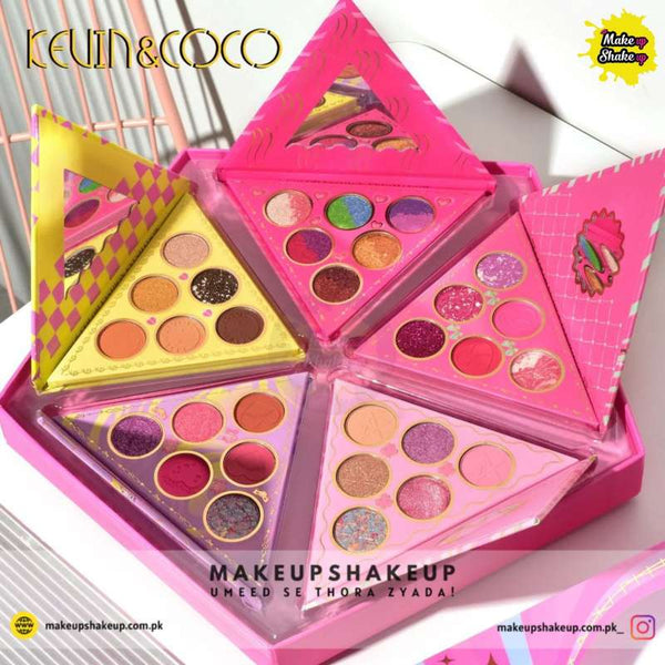 Kevin & Coco Love Sugar 5 in 1 Eyeshade Palettes Set ( 30 Colors )