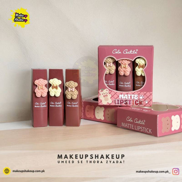 Color Castle Matte Lipsticks ( 3 Color )