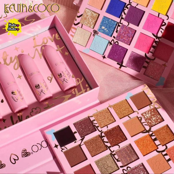 Bliss Moment 40 ColorEyeshadow & Lipstick Set - Kevin & Coco