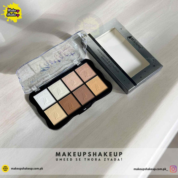 Mielena Contour & Highlighter Kit 8 Colors