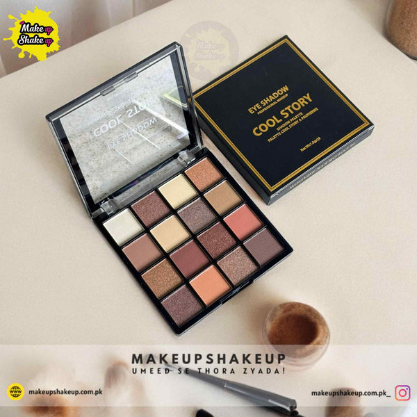 Cool Story Eyeshadow Palette 16 Colors
