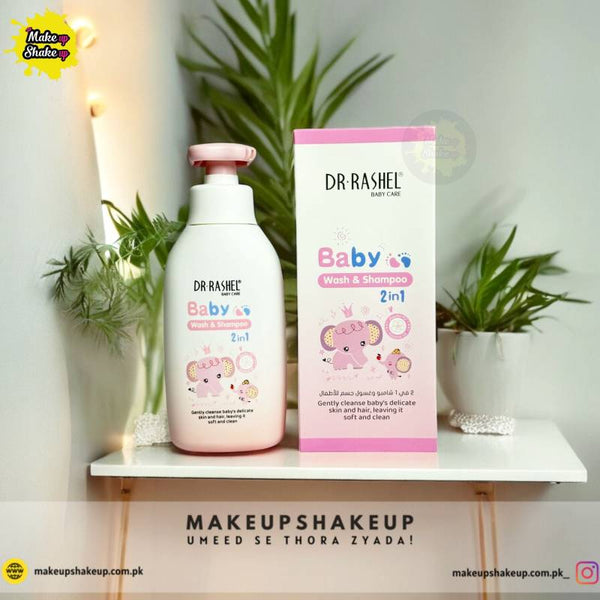 Dr Rashel 2 in 1 Wash & Shampoo 300 ml ( Pink )