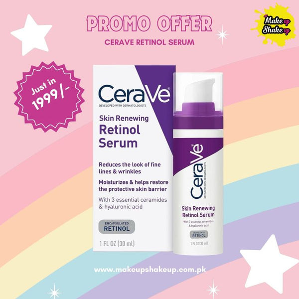Cerave Skin Renewing Retinol Serum (Factory Leftover Stock ) - 30 ml