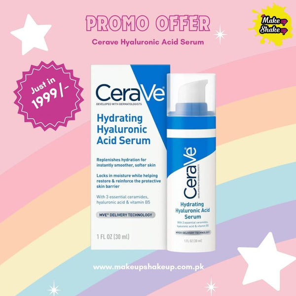Cerave Hydrating Hyaluronic Acid Serum (Factory Leftover Stock ) - 30 ml