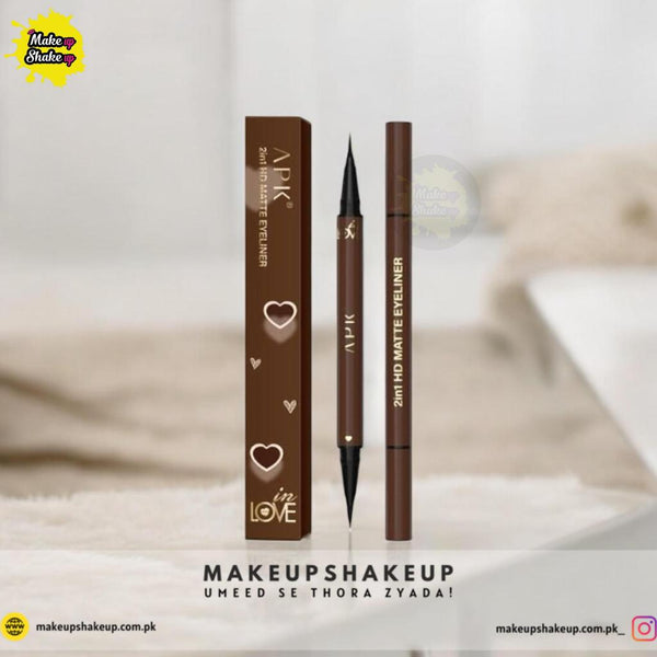 APK 2 in 1 HD Matte Eyeliner In Love