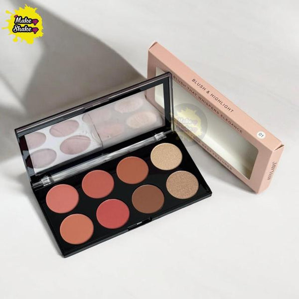 Anylady Blush & Highlighter 8 Colors
