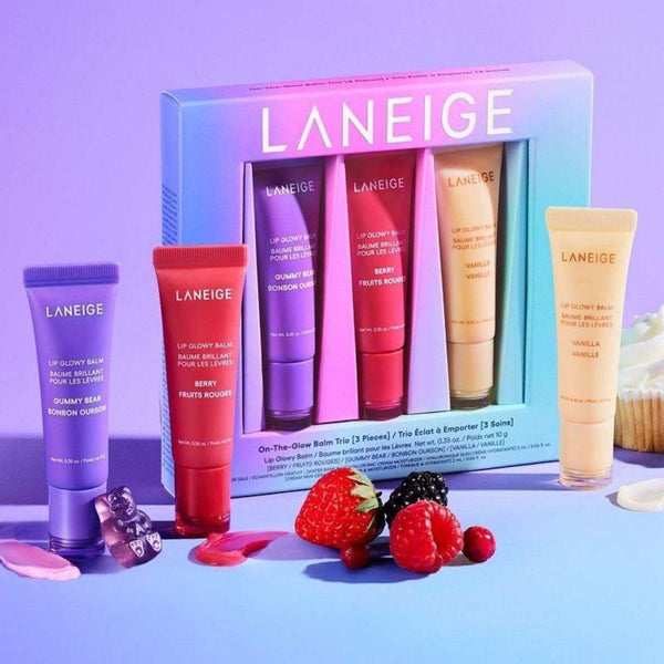Laneige Lip Glowy Balm trio pack of 3