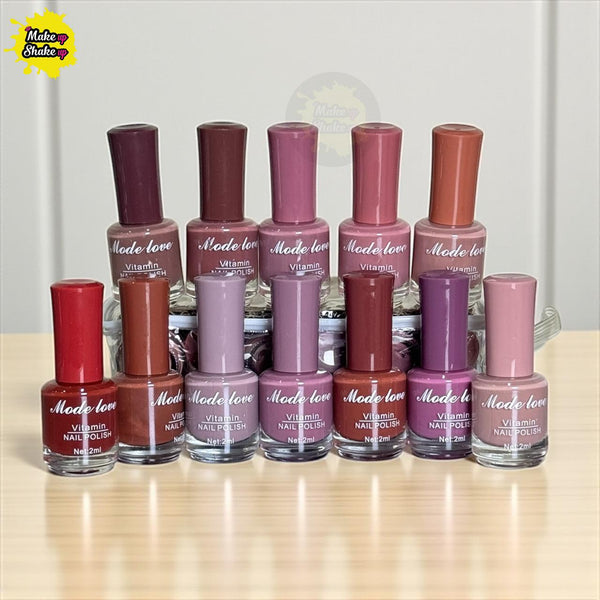 Mode Love Nail Paints 12 Colors