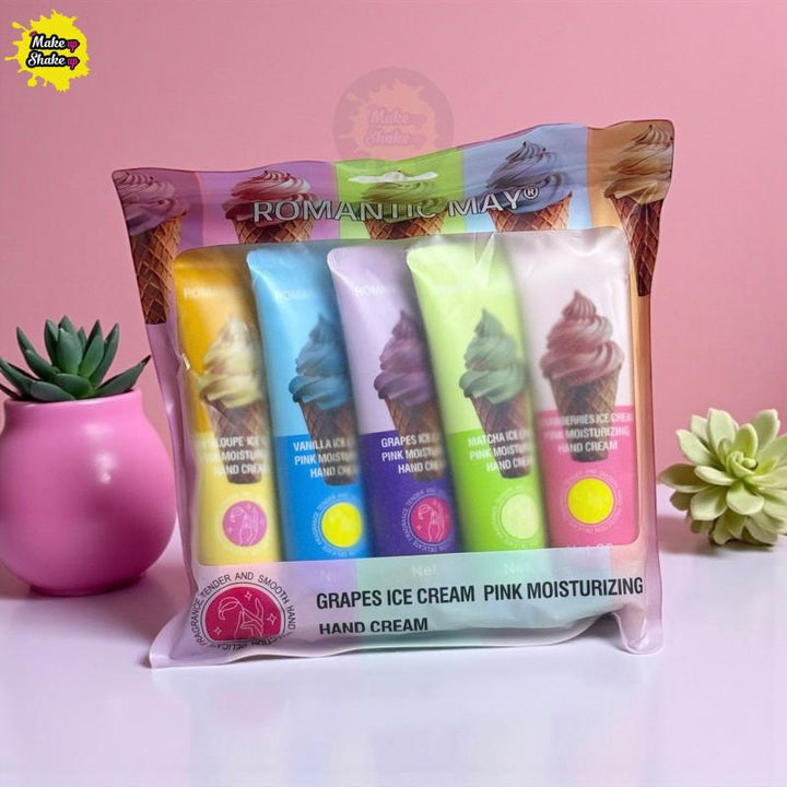 Romantic may hand creams 5 pieces