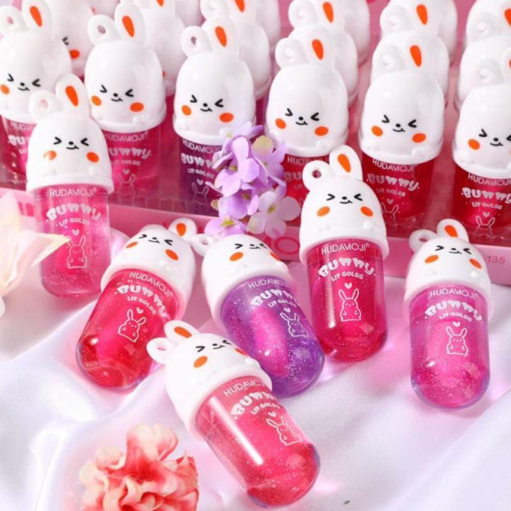 Hudamoji cute lipgloss bunny style