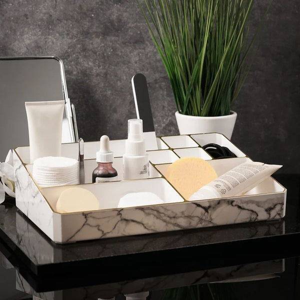 Wilko Marble Makeup Organizer